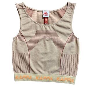 Kappa Siedlce active top Sports Bra Beige Skin Fit size small/medium